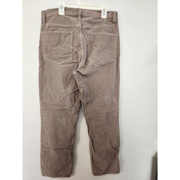 J. CREW gray corduroy pants 30"Waist sraight leg classic Loose Fit Preppy - Picture 4 of 9